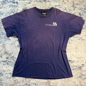 Y2K Dale Earnhardt Jr. Budweiser Racing Vintage T-Shirt Blue Sun Faded Street XL